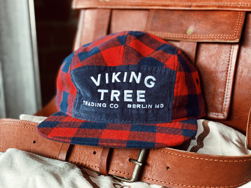 Viking Tree Plaid 5-Panel Hat