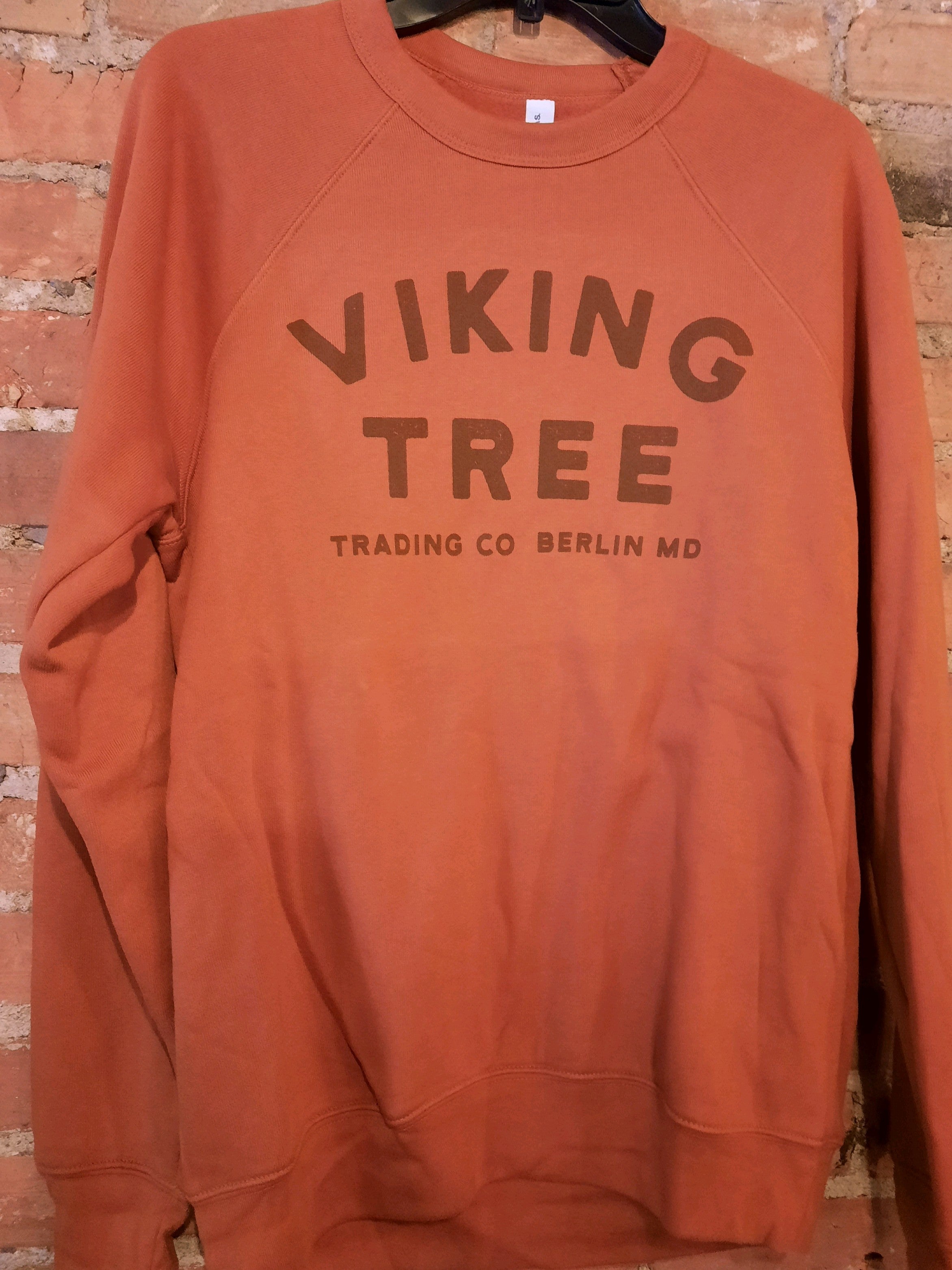 Viking Tree Stamp Logo Crewneck