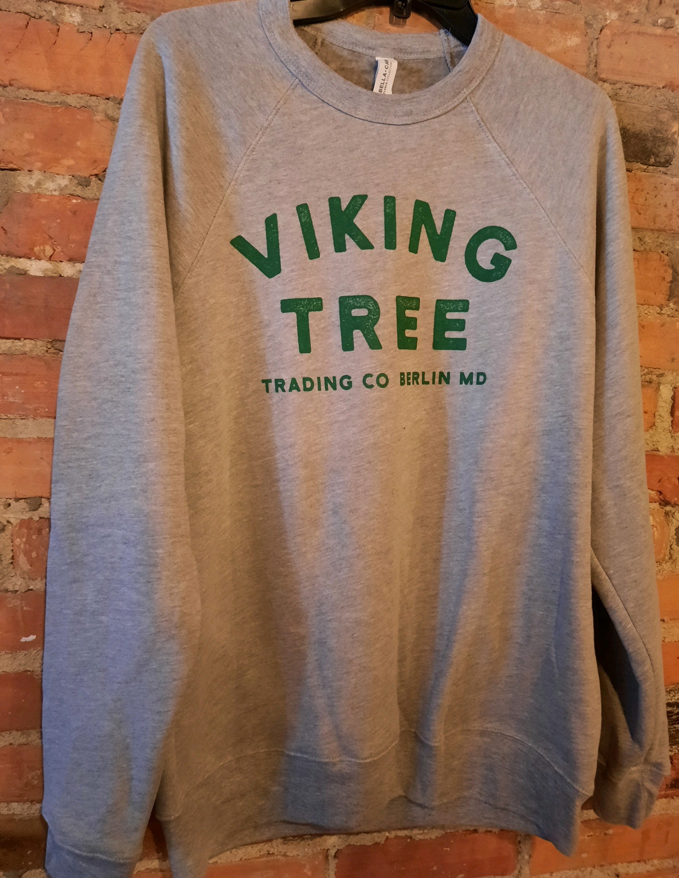 Viking Tree Stamp Logo Crewneck