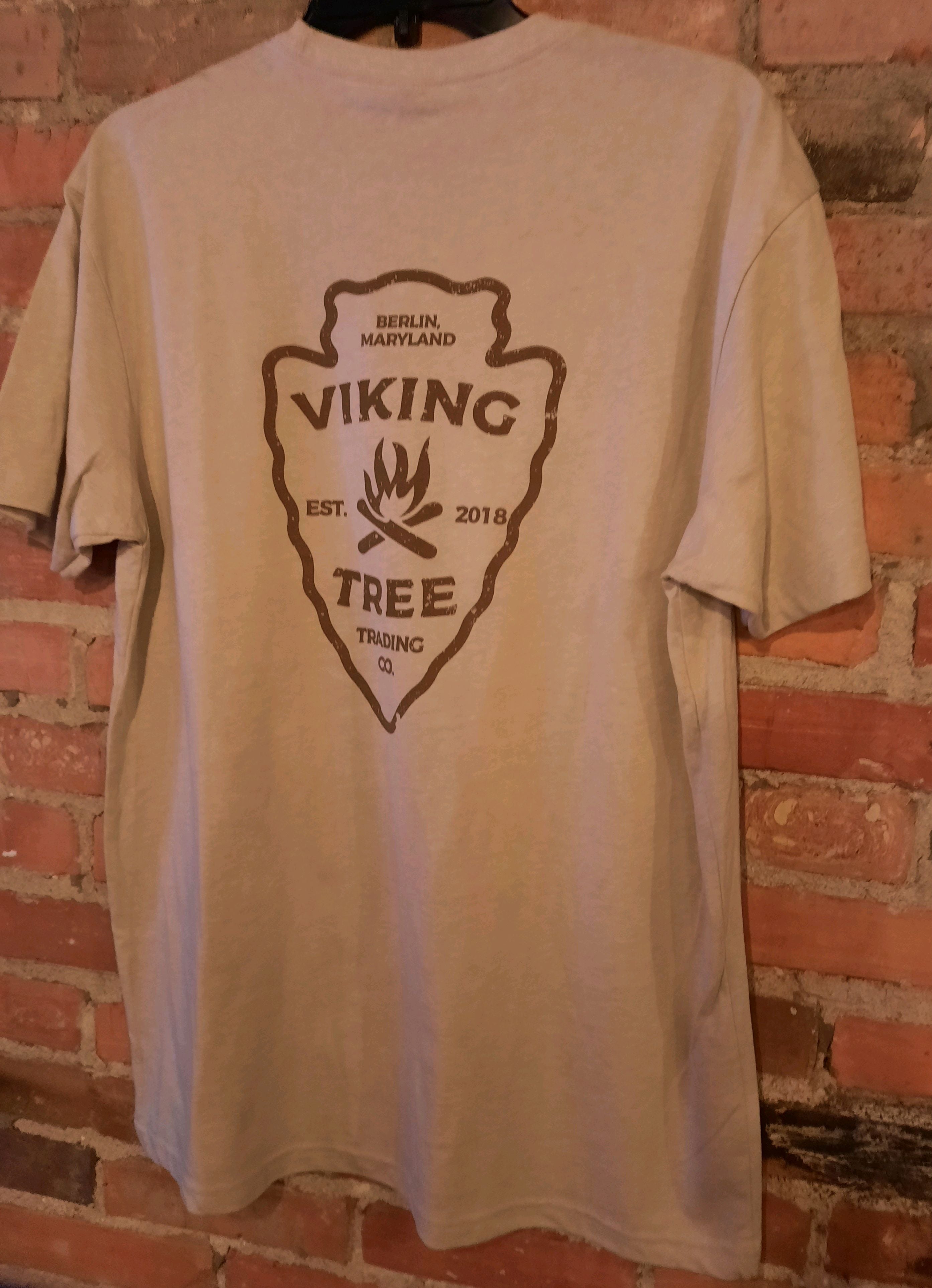 Viking Tree Short Sleeve T Shirt - Arrowhead Logo