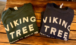 Viking Tree Stamp Logo Crew Sweatshirt
