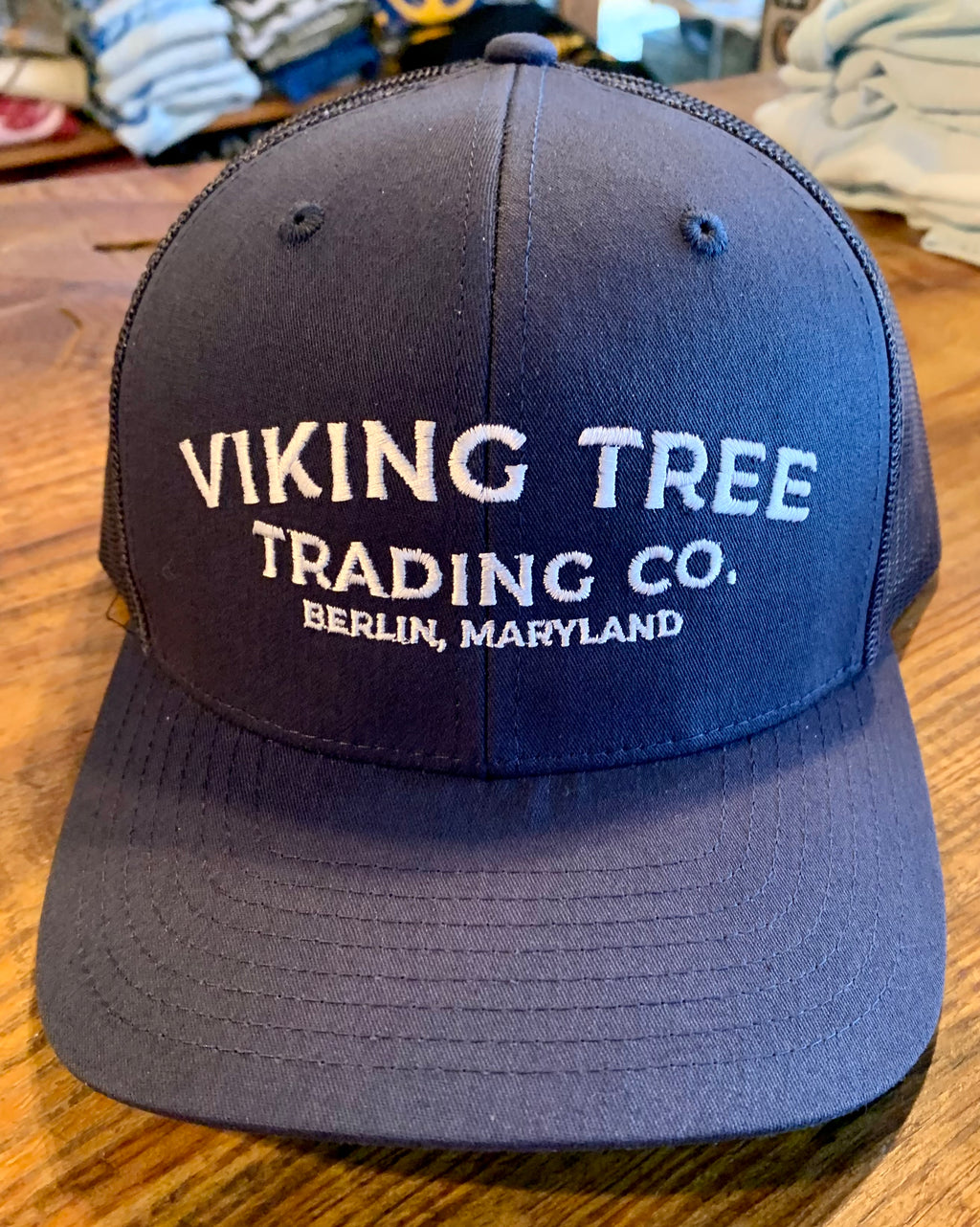 Viking Tree Navy Baseball Hat