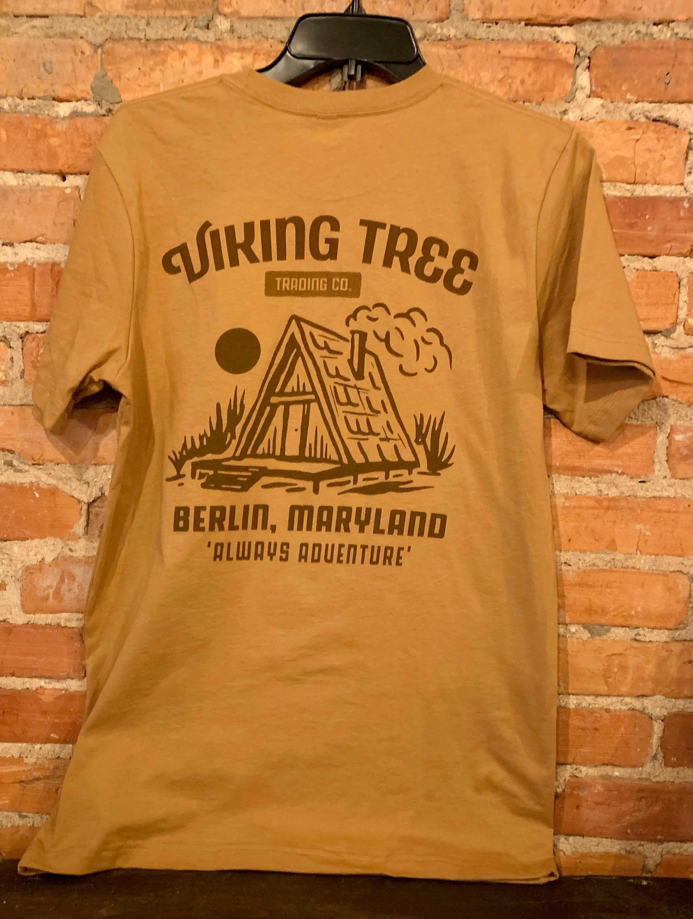 Viking Tree Cabin T Shirt